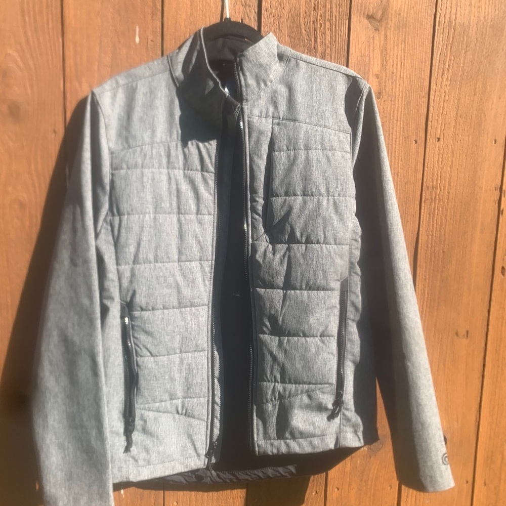 Gray champion jacket